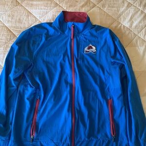 Colorado Avalanche Fanatics Authentic Pro Rink Coaches Full-Zip Jacket Size L